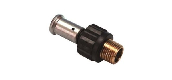 Henco Henco Rechte Verloopkoppeling - Pers x Buitendraad - Kunststof - 20mm x 3/4"