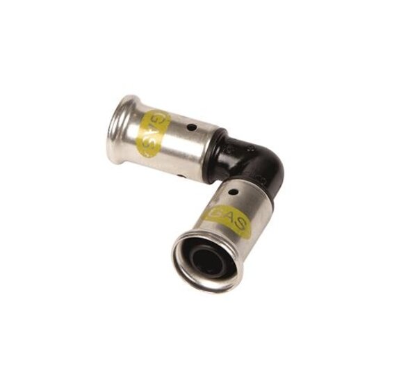 Henco Henco Kniekoppeling - Gas - Pers - Kunststof - 20x20mm