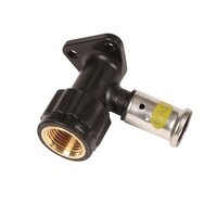 Henco Henco Muurplaatkoppeling - Gas - Pers x Binnendraad - Kunststof - 20mm x 1/2"