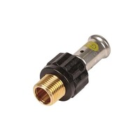 Henco Henco Rechte Verloopkoppeling - Gas - Pers x Buitendraad - Kunststof - 20mm x 1/2"