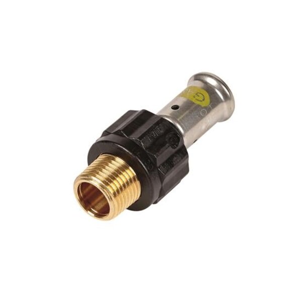 Henco Henco Rechte Verloopkoppeling - Gas - Pers x Buitendraad - Kunststof - 20mm x 1/2"