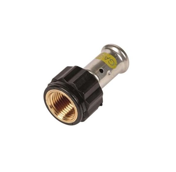 Henco Henco Rechte Verloopkoppeling - Gas - Pers x Binnendraad - Kunststof - 20mm x 1/2"