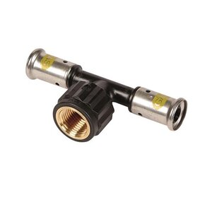Henco Verlopend T-Koppeling - Gas - Pers x Binnendraad - Kunststof - 16x1/2x16