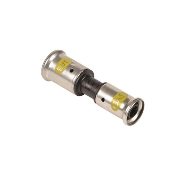 Henco Henco Rechte Verloopkoppeling - Gas - Pers - Kunststof - 20x16mm