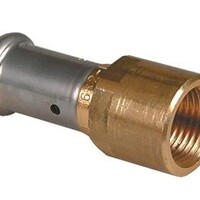 Henco Henco Rechte Koppeling - Pers x Binnendraad - 16mm x 1/2"