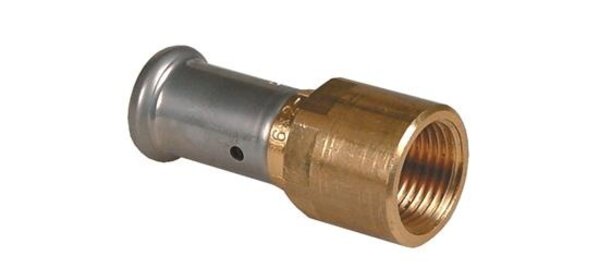 Henco Henco Rechte Koppeling - Pers x Binnendraad - 16mm x 1/2"