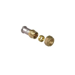Henco Rechte Koppeling - Pers x Knel - 16x15mm