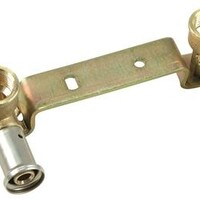Henco Henco Dubbele Muurplaatkoppeling - Pers x Binnendraad - 16mm x 1/2"