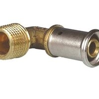 Henco Henco Verlopend Kniekoppeling - Pers x Buitendraad - 16mm x 1/2"