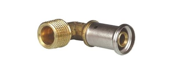 Henco Henco Verlopend Kniekoppeling - Pers x Buitendraad - 16mm x 1/2"