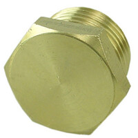 Gasdraadfitting Plug 3/8 Bui messing