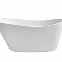 Wiesbaden Wiesbaden Trapeze Acryl Vrijstaande Ligbad inclusief Clickwaste, Sifon & Potenset- 170x77x66cm - Wit