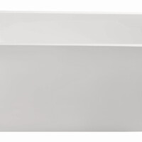 Wiesbaden Wiesbaden Wall Acryl Half-Vrijstaande Ligbad inclusief Clickwaste, Sifon & Potenset - 170x75x58cm - Wit