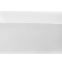 Wiesbaden Wiesbaden Wall Acryl Half-Vrijstaande Ligbad inclusief Clickwaste, Sifon & Potenset - 180x80x58cm - Mat Wit