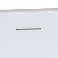 Wiesbaden Wiesbaden Corner Acryl Half-Vrijstaande Ligbad inclusief Clickwaste, Sifon & Potenset - 180x80x58cm - Links - Wit