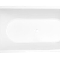 Wiesbaden Wiesbaden Corner Acryl Half-Vrijstaande Ligbad inclusief Clickwaste, Sifon & Potenset - 180x80x58cm - Rechts - Wit