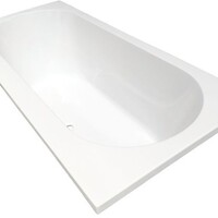 Wiesbaden Wiesbaden Portus Acryl Inbouw Ligbad - 180x80x49cm - Wit