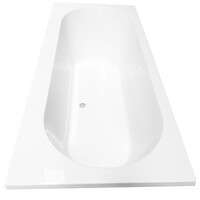 Wiesbaden Wiesbaden Portus Acryl Inbouw Ligbad - 180x80x49cm - Wit