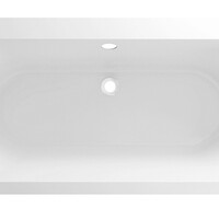 Wiesbaden Wiesbaden Portus Acryl Inbouw Ligbad - 180x80x49cm - Mat Wit