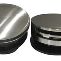 Wiesbaden Wiesbaden Badvoer Knop/Plug met Clickwaste met Badoverloop & Badvulcombinatie - Afbouwdeel - Chroom