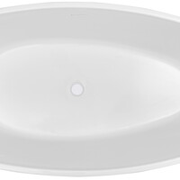 Wiesbaden Wiesbaden Elips Acryl Vrijstaande Ligbad inclusief Clickwaste, Sifon & Potenset - 180x90x60cm - Wit
