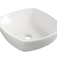 Wiesbaden Wiesbaden Plaza Keramisch Waskom - Vierkant - 42x42x13,5cm - Wit