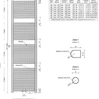 Wiesbaden Wiesbaden Elara Radiator - 181,7x45cm - Mat Zwart