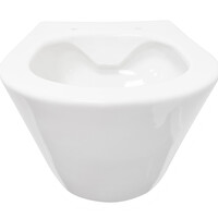 Wiesbaden Wiesbaden Stereo Randloos Wandcloset - 53cm - Wit