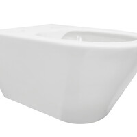 Wiesbaden Wiesbaden Stereo Randloos Wandcloset - 53cm - Mat Wit