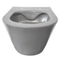 Wiesbaden Wiesbaden Stereo Randloos Wandcloset - 53cm - Mat Grijs