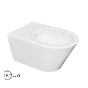 Wiesbaden Comfort Wandcloset met Bidet - 53cm - Mat Wit