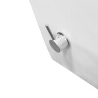 Wiesbaden Wiesbaden Stero Wandcloset met Bidet en ingebouwde Bidetkraan - Koud Water - 53cm - Mat Wit
