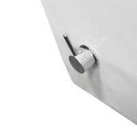 Wiesbaden Wiesbaden Stero Wandcloset met Bidet en ingebouwde Bidetkraan - Warm/Koud Water - 53cm - Wit