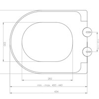 Wiesbaden Vesta Toiletzitting met Softclose & Quick Release - Mat Grijs