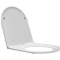 Wiesbaden Wiesbaden Flatline Toiletzitting met Softclose & Quick Release - Wit