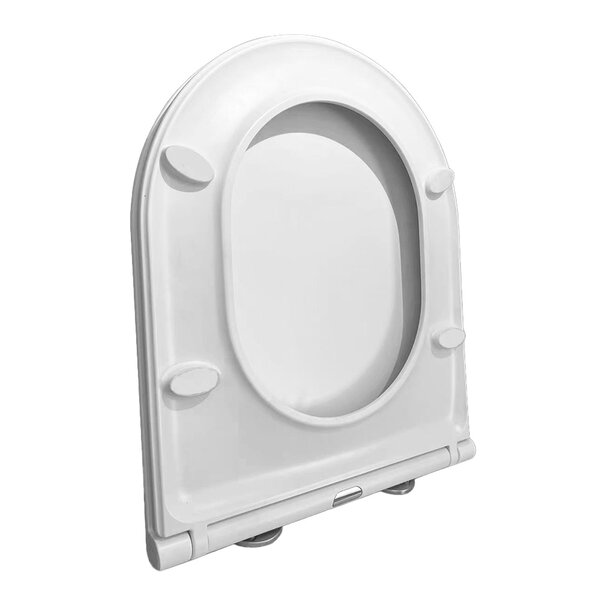 Wiesbaden Wiesbaden Flatline Toiletzitting met Softclose & Quick Release - Mat Wit