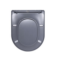 Wiesbaden Wiesbaden Shade Toiletzitting met Softclose & Quick Release - Mat Grijs