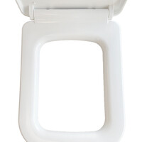 Wiesbaden Wiesbaden Carré Toiletzitting met Softclose & Quick Release - Wit