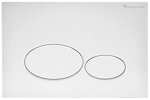 Wiesbaden Wiesbaden X32 Toilet Bedieningsplaat voor DuoSpoeling - Mat Wit