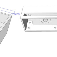 Wiesbaden Wiesbaden Julia Solid Surface Fontein - Kraangat Links - 35x20x16cm - Beton