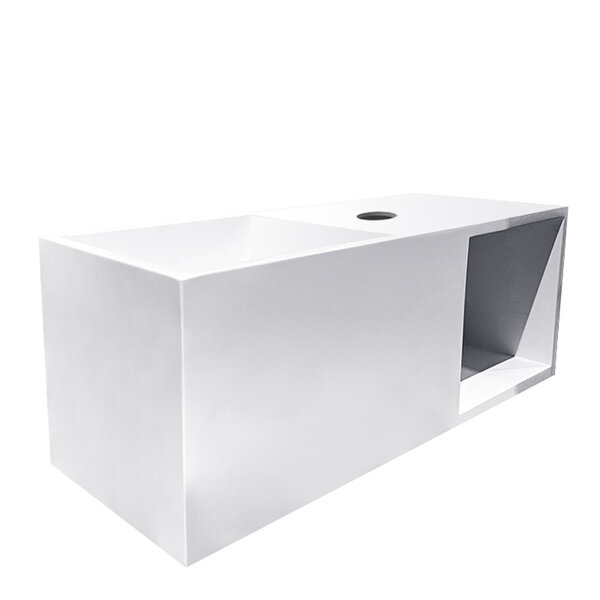 Wiesbaden Wiesbaden Julia Solid Surface Fontein - 54x20x20cm - Mat Wit