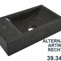 Wiesbaden Wiesbaden B-Stone Natuursteen Fontein - Kraangat Links - 40x22x10cm