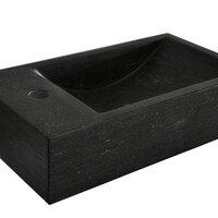 Wiesbaden Wiesbaden B-Stone Natuursteen Fontein - Kraangat Links - 40x22x10cm