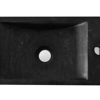 Wiesbaden Wiesbaden B-Stone Natuursteen Fontein - Kraangat Rechts - 40x22x10cm