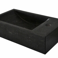 Wiesbaden Wiesbaden B-Stone Natuursteen Fontein - Kraangat Rechts - 40x22x10cm