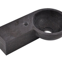 Wiesbaden Wiesbaden B-Stone Natuursteen Fontein - Kraangat Links - 40x23x10cm