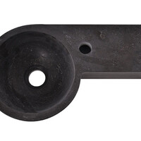 Wiesbaden Wiesbaden B-Stone Natuursteen Fontein - Kraangat Rechts - 40x23x10cm