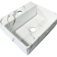Wiesbaden Wiesbaden Leto Keramisch Fonteinset -33,5x29x11,5cm - Carrara