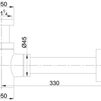 Wiesbaden Wiesbaden Star Laag Sifon - Rond - Geborsteld Brons Koper