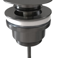 Wiesbaden Wiesbaden Caral Afvoerplug met Clickwaste -  Geborsteld Gunmetal
